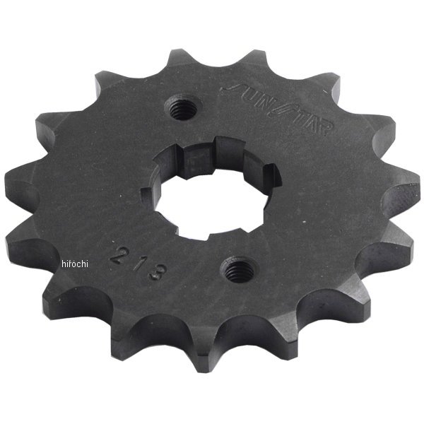 サンスター SUNSTAR フロント スプロケット 428/15T 02年-07年 TW225E スチール 黒 213-15 HD店
