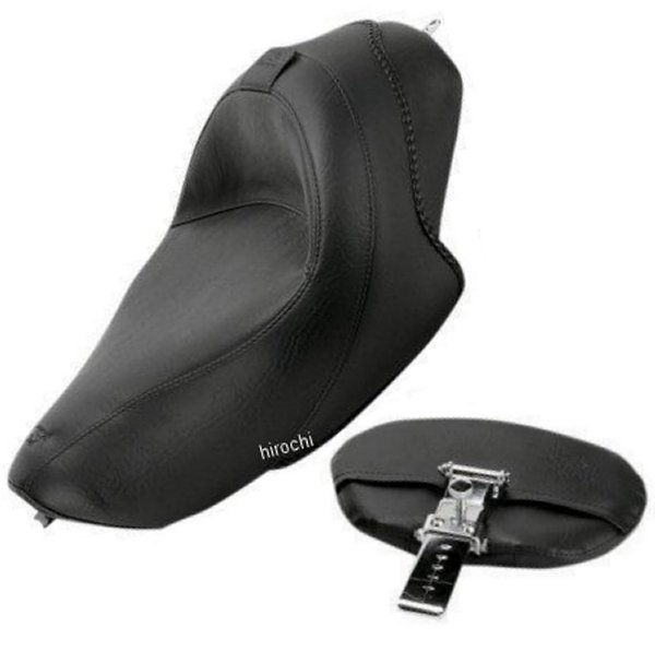 【USA在庫あり】 マスタング Mustang シート ソロ ワイド XL 3.3 ビンテージ/バックレスト付き 0804-0307 HD店