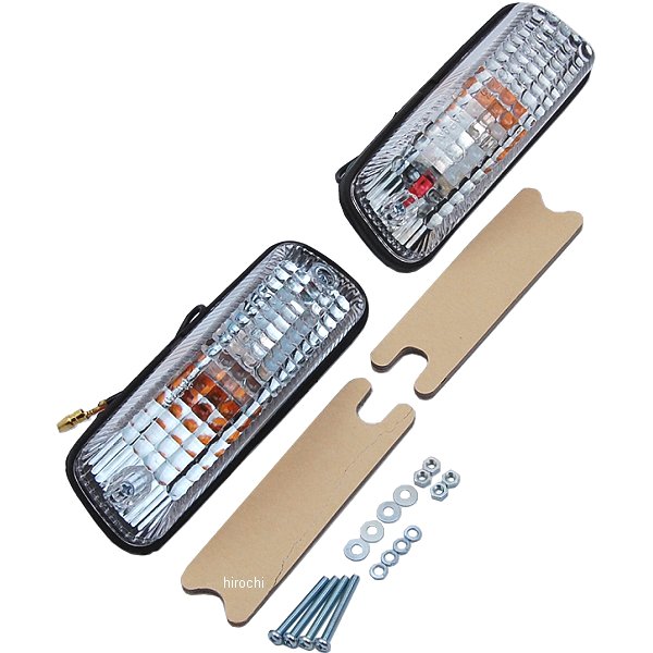 シージーシー CGC カウリングランプ シビック型 ダブルコード 23/8W球付き クリア 2個入り 60164 HD店