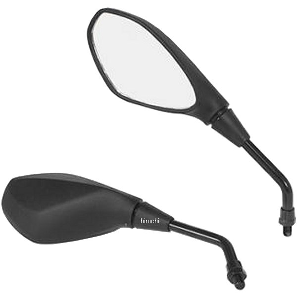 【メーカー在庫あり】 SP武川 スプラウドミラーセット 汎用 M8正ネジ 黒 左右 06-01-1132 HD店