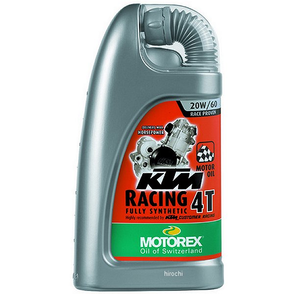 【メーカー在庫あり】 モトレックス MOTOREX KTM レーシング 4T 20W-60 4サイクルオイル 1L 97788 HD店