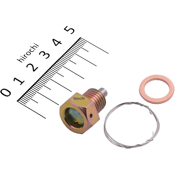 【メーカー在庫あり】 キジマ ワイヤーロック ドレンボルト M12mm P1.5mm L12mm 105-1202 HD店