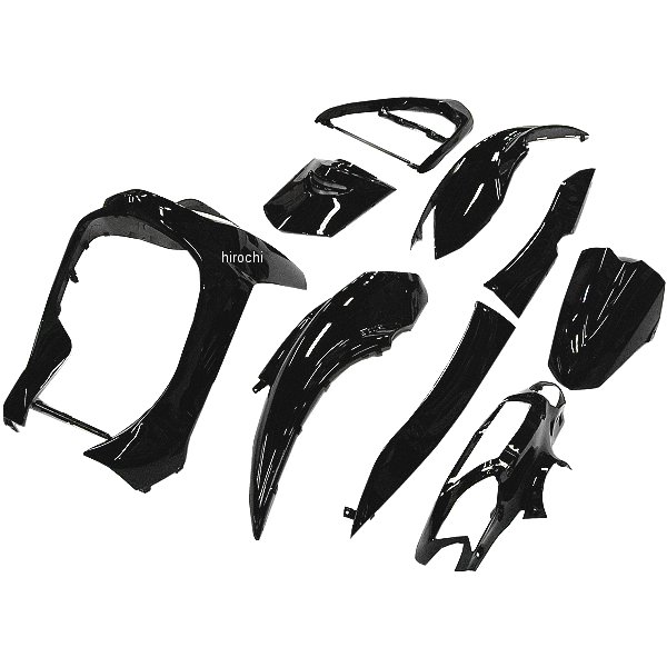 【メーカー在庫あり】 エナジープライス 外装9点セット シグナスX SE12J 黒 CWL205 HD店