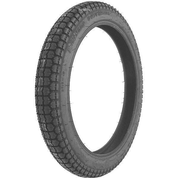 【メーカー在庫あり】 ダンロップ DUNLOP ユニバーサル 2.75-17 4PR WT フロント リア兼用 107229 HD店