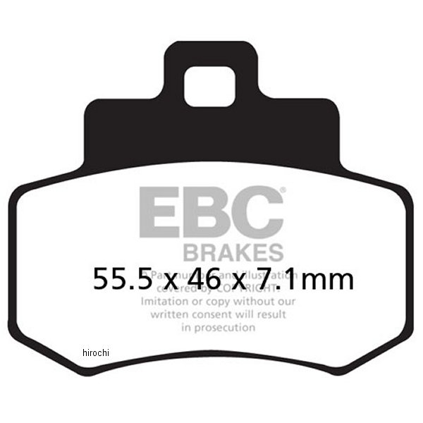 【USA在庫あり】 イービーシー EBC スクーター ブレーキパッド リア 05年-11年 キムコ Grandvista 250 シンタード ebcSFA356HH HD店