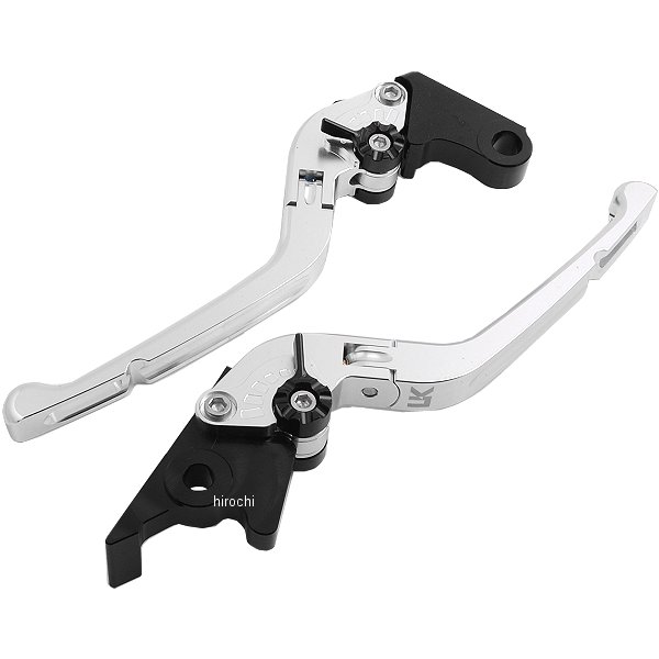 【メーカー在庫あり】 ユーカナヤ U-KANAYA ビレットレバーセット 可倒式Rタイプ CBR250R、CB250F、NS-1 シルバー HO022-042-0703 HD店
