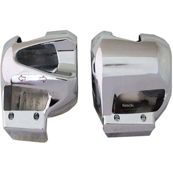 【メーカー在庫あり】 マッドマックス MAD MAX ハンドルスイッチカバー グロム/MSX125 メッキ MM19-026..