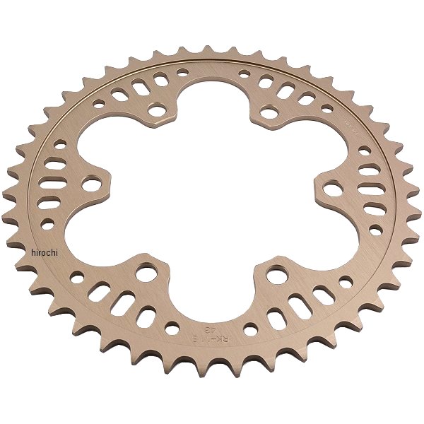 サンスター SUNSTAR リア スプロケット 520/43T 13年-15年 Ninja250、Ninja250SE アルミ シャンパンゴールド RK-118-43 HD店