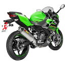 【メーカー在庫あり】 アクラポビッチ AKRAPOVIC スリップオンマフラー ヘックス JMCA対応 18年 Ninja400 チタン S-K4SO5-HRTJPP HD店