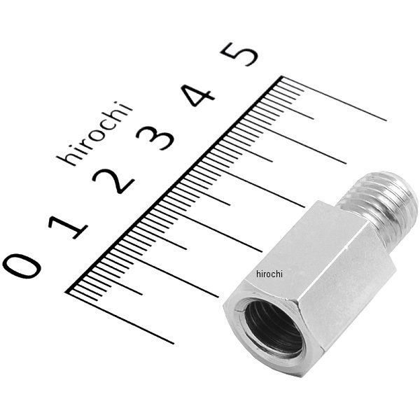 【メーカー在庫あり】 ハリケーン 逆ネジ ミラーアダプター M10-M10 逆ネジ→正ネジ変換用 HA6280 HD店