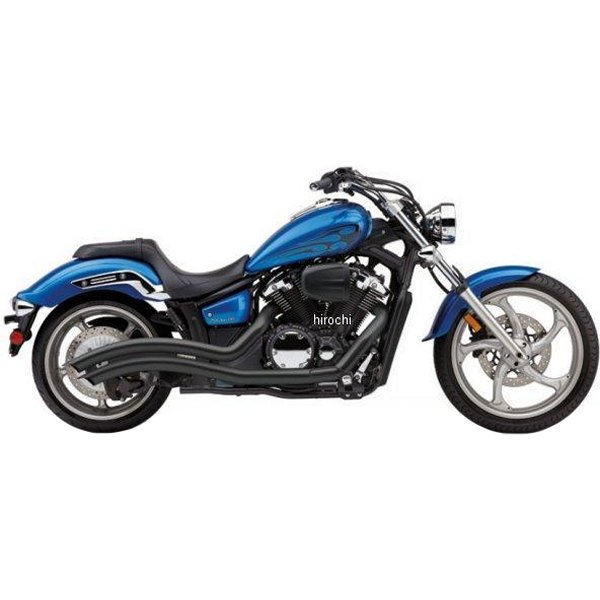 【USA在庫あり】 コブラ COBRA フルエキゾースト スピードスター スウェプト スラッシュカット 11年-16年 ストライカー XVS1300 黒 1810-2012 HD店