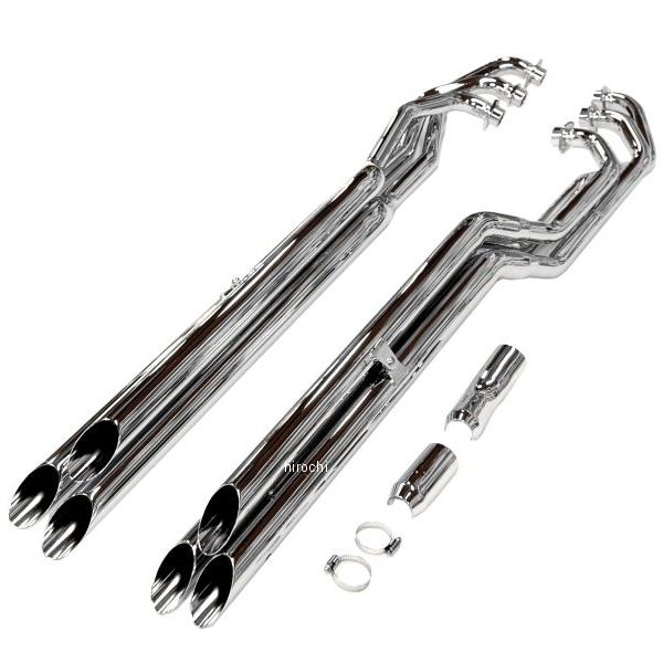 【USA在庫あり】 コブラ COBRA フルエキゾースト スラッシュカット ドラッグパイプ 6-INTO-6 97年-03年 ワルキューレ GL1500 BLV1269 HD店