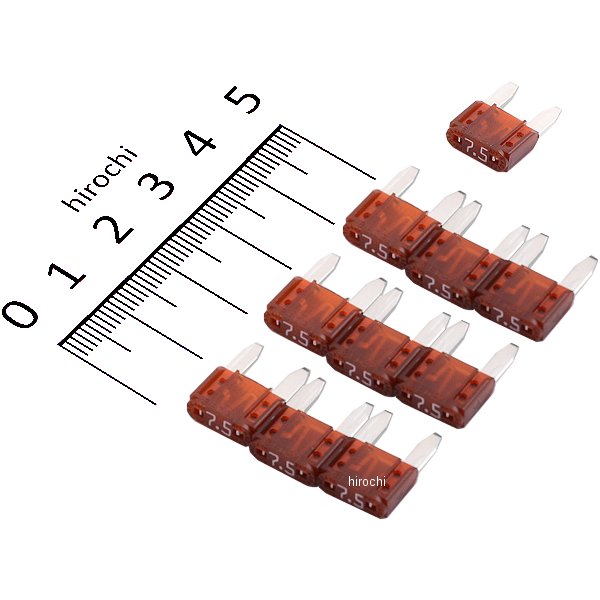 スタンレー STANLEY ミニブレードヒューズ 7.5A 10個入り SAF-7075 HD店