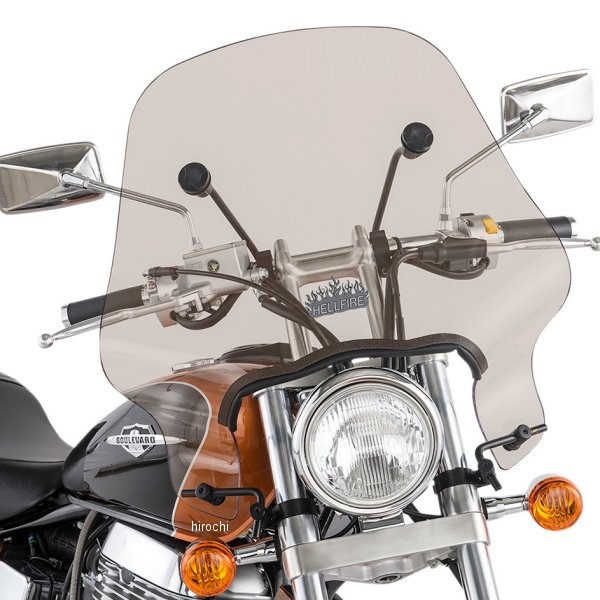 【USA在庫あり】 スリップ ストリーマー Slip Streamer ウインドシールド ヘルファイア 17インチ高 汎用 スモーク SS24-T HD店