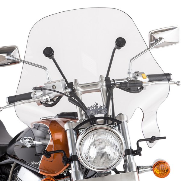 【USA在庫あり】 スリップ ストリーマー Slip Streamer ウインドシールド ヘルファイア 18インチ高 汎用 クリア SS24V-C HD店