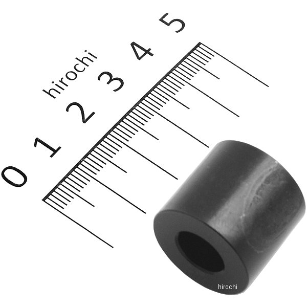 【メーカー在庫あり】 ポッシュ アルミスペーサー 汎用 M10 3/8インチ用 黒 T 20 1個 201446-20 HD店