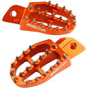 【メーカー在庫あり】 ジータ ZETA アルミニウムフットペグ 98年-17年 KTM オレンジ ZE93-1817 HD店