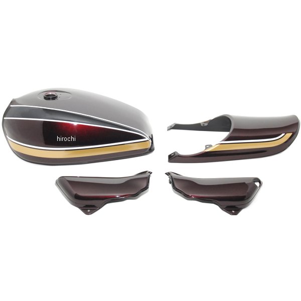ドレミコレクション スチールタンクセット Z2タイプ ゼファー1100 茶玉虫 30034 HD店