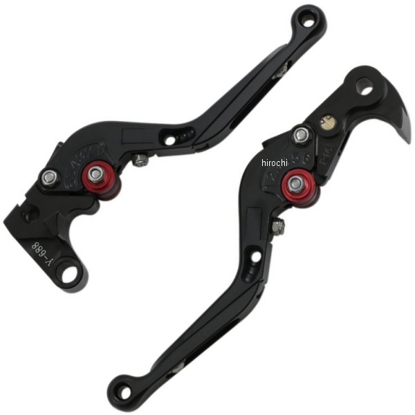 【USA在庫あり】 ホットボディーズ HOT BODIES レバーセット MGP 15年-16年 YZF-R1 黒 0610-1899 HD店