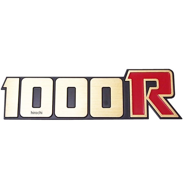 ドレミコレクション サイドカバーエンブレム Z1000R2 赤 1枚入り 70027 HD店