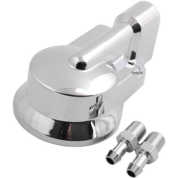 【USA在庫あり】 DRAG オイルフィルター マウント 92年-99年 クローム 1/4インチ(6.3mm) NPT DS-275104 HD店