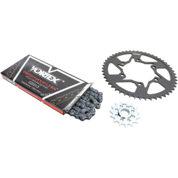 Sprockets - 【USA在庫あり】 ボルテックス Vortex チェーン、スプロケット キット 520SX3/14T/43T 13年-20年 CBR500R 1230-1062 HD店