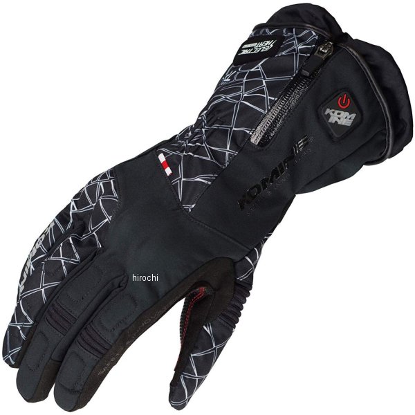 【メーカー在庫あり】 EK-205 コミネ KOMINE 秋冬モデル アドバンスド プロテクトエレクトリックグローブ クラッシュブラック Sサイズ 4573325737815 HD店