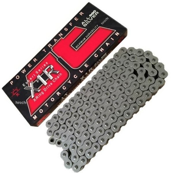 【USA在庫あり】 JT チェーン JT Chains チェーン X-リング カシメタイプ 530X1R/120L ニッケルメッキ 1223-1124 HD店(2)