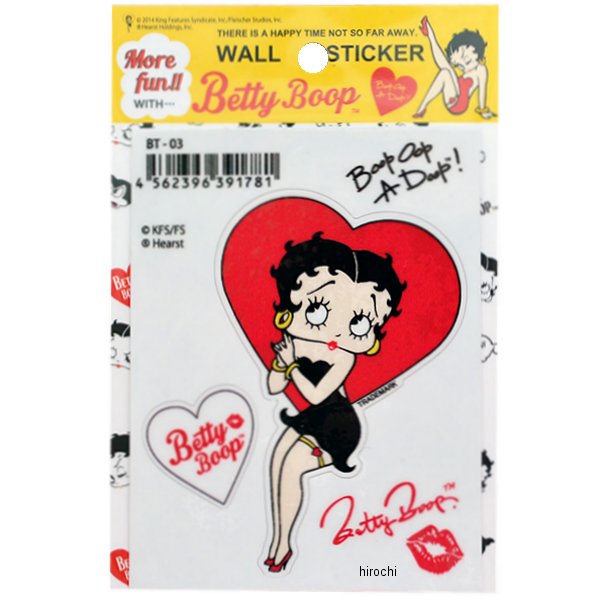 【メーカー在庫あり】 ショーエンタープライズ ステッカー ベティ ST03 BT-ST03 HD店