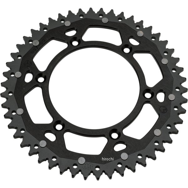 【USA在庫あり】 ムースレーシング MOOSE RACING リア スプロケット デュアル 48T 82年-17年 KX250F、KX250 黒 1210-1490 HD店