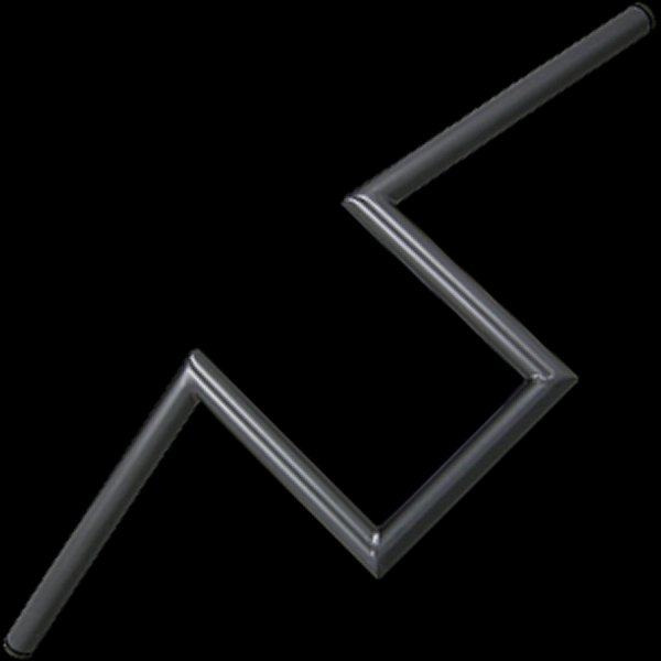 【メーカー在庫あり】 ネオファクトリー ヘコミ無し 8インチ ナローZバーハンドル ブラック 006863 HD店