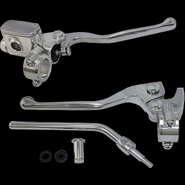 【メーカー在庫あり】 ネオファクトリー オールドスクールハンドコントロールキット ポリッシュ 9/16inボア 015915 HD店