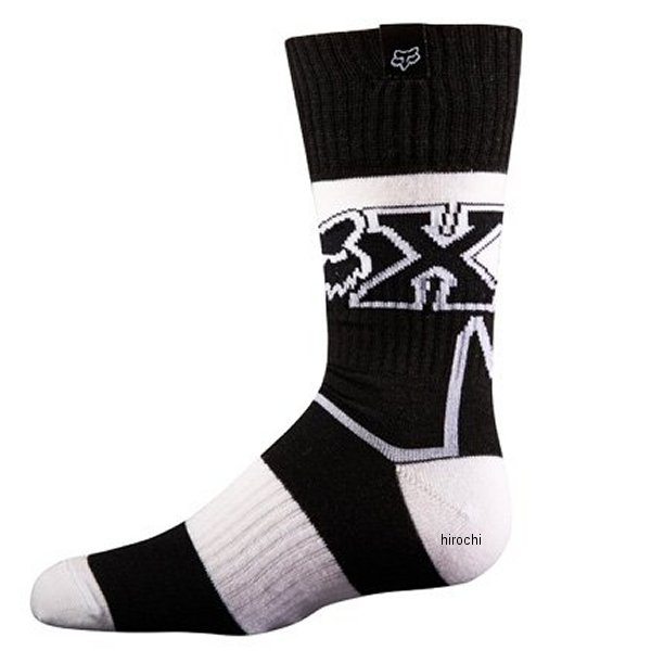 【メーカー在庫あり】 フォックス FOX ソックス フライ シック インペリアル ユース用 黒/白 YSサイズ 12234-018-S HD店