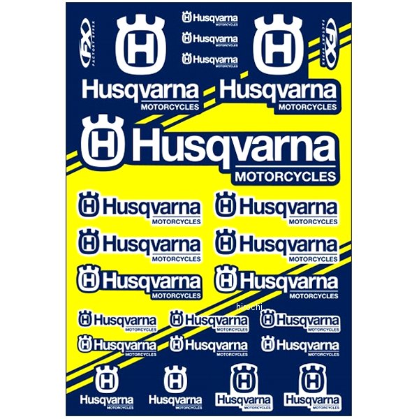 【メーカー在庫あり】 ファクトリーFX FACTORY EFFEX OEMステッカーシート HUSQVARNA FX22-68630 HD店