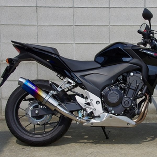 ダブルアールズ WR'S スリップオンマフラー JMCA ラウンド CBR400R チタン焼色 BK1420JM HD店