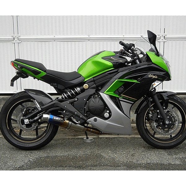 ダブルアールズ WR'S フルエキゾースト JMCA ラウンド Ninja400、Ninja400SE、Ninja400ABS ステンレス/チタン焼色 LS4420JM HD店