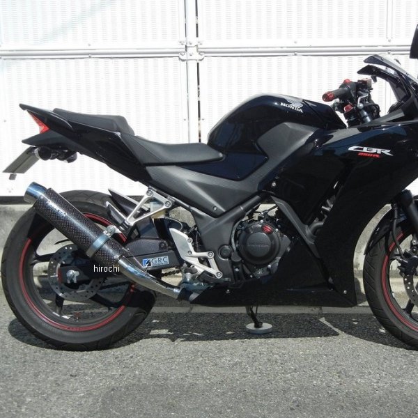 ダブルアールズ WR'S スリップオンマフラー JMCA 14年以降 CBR250R、CB250F カーボン BC1210JM HD店