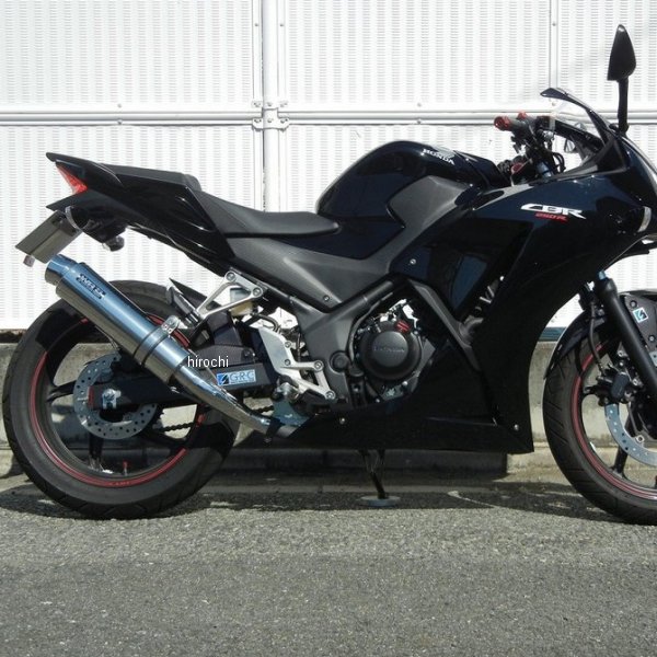 ダブルアールズ WR'S スリップオンマフラー JMCA 14年以降 CBR250R、CB250F ステンレス BF1210JM HD店