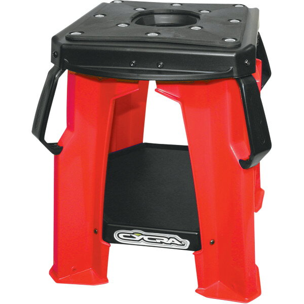 【USA在庫あり】 サイクラ CYCRA モトスタンド オイル穴有 プラスチック 赤 cyc1CYC-2037-32UA HD店