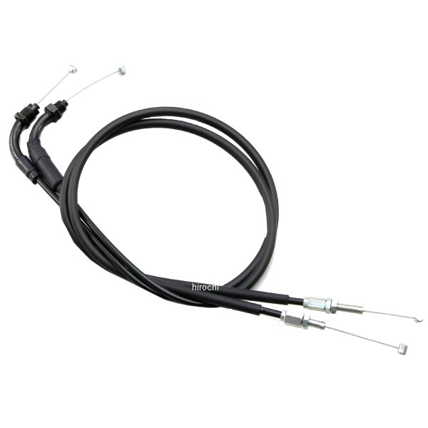 【メーカー在庫あり】 ハリケーン ロング スロットルケーブル ダブル CB125R 黒 HB6092 HD店