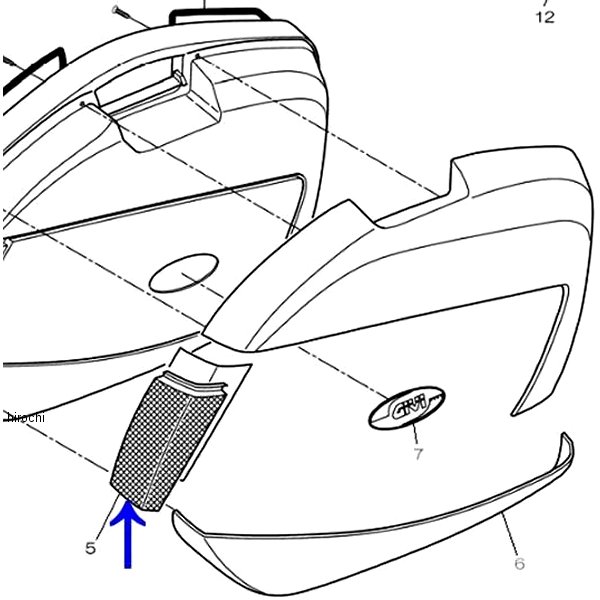 �ڥ᡼�����߸ˤ���� ���� GIVI ��ե쥯����(�������å�) Z1424R 66495 HDŹ