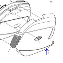 【メーカー在庫あり】 ジビ GIVI アンダーカバー(左右セット) Z1426R 66496 HD店