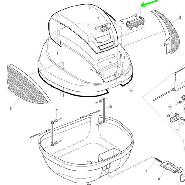 �ڥ᡼�����߸ˤ���� ���� GIVI ����å��������� ��ե쥯����(���) Z750R 66531 HDŹ