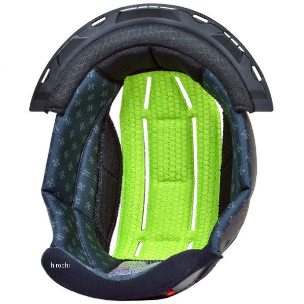 エイチジェイシー HJC 調整用インナーライナー RPHA11 ミリタリー モンスター用 グレープリントロゴ/緑..