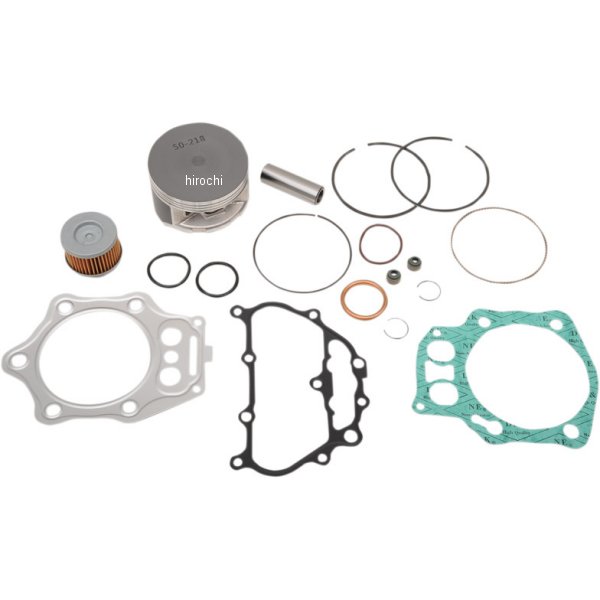 【USA在庫あり】 WSM トップエンド補修キット 0.5mmオーバーサイズ 05年-11年 ホンダ TRX 500 FE Foreman ES 4x4 0903-1328 HD店