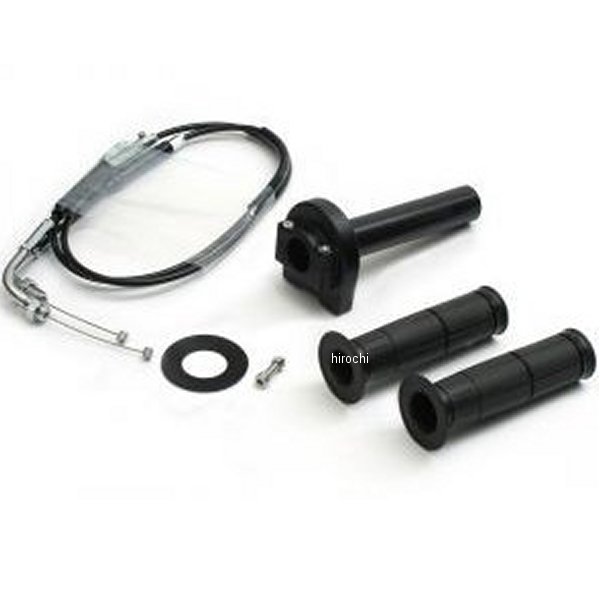 アクティブ ACTIVE スロットルキット タイプ1 φ42 13年-16年 グロム ステンレス 黒 1071042SU HD店