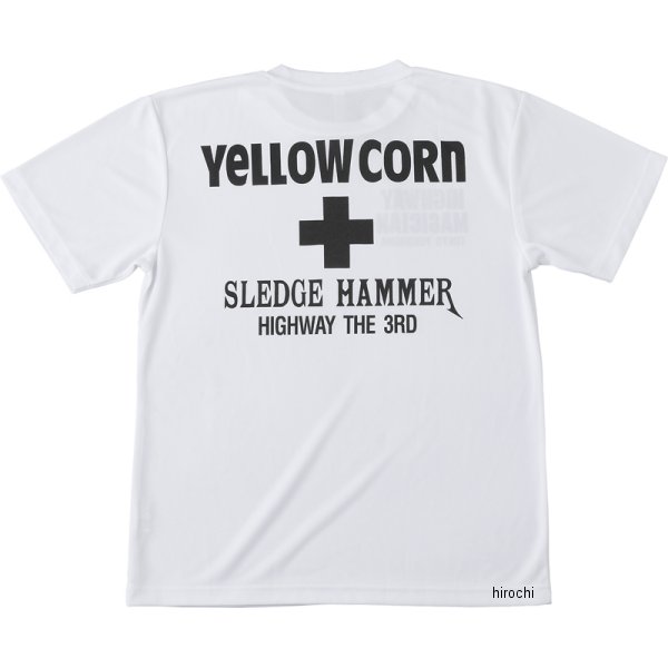 イエローコーン YeLLOW CORN 2021年春夏モデル Tシャツ 白 Mサイズ YT-010 HD店