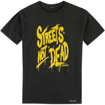 アイコン ICON Tシャツ STREET NOT DEAD 黒 2XLサイズ 3030-17645 HD店