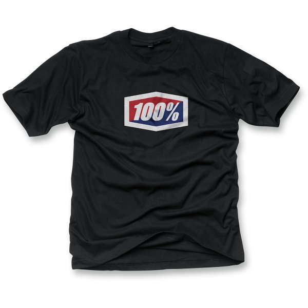 【USA在庫あり】 100パーセント 100% Tシャツ 子供用 Official 黒 YLG 955286 HD店