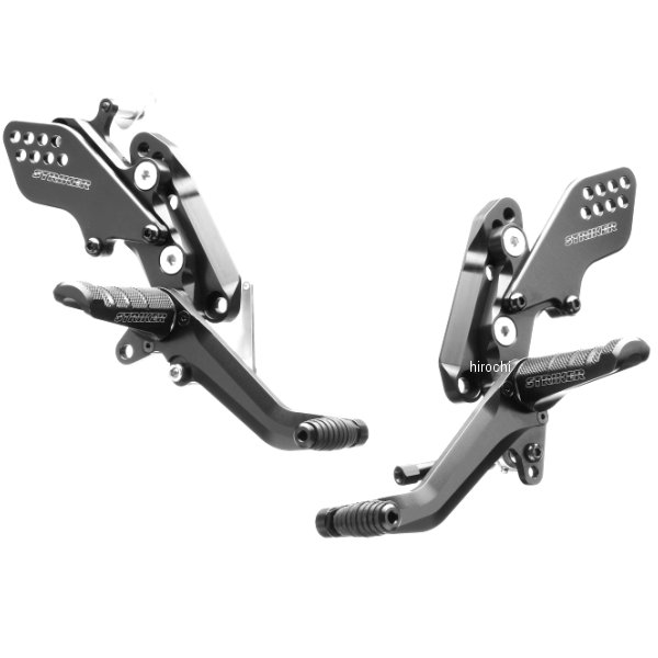 ストライカー STRIKER ステップキット STC 97年-17年 ZRX1200DAEG、ZRX1200、ZRX1100 黒 SS-ST201B HD店